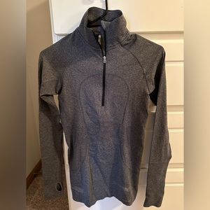 Lululemon Gray Quarter Zip